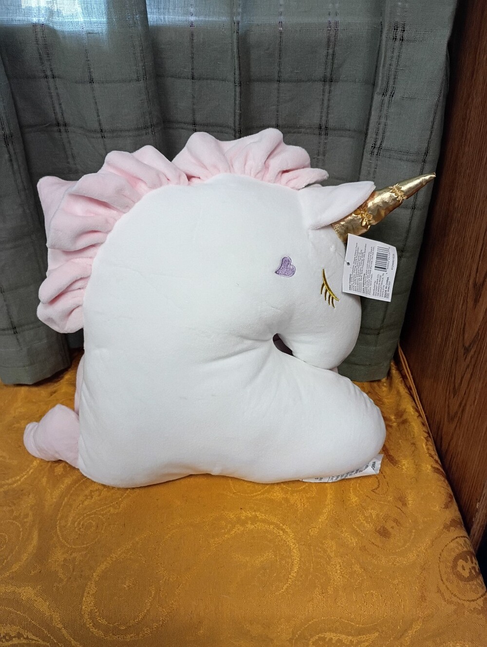 NWT Comfort Bay For Kids 3 Piece Kids Travel Set Pink Unicorn Plush